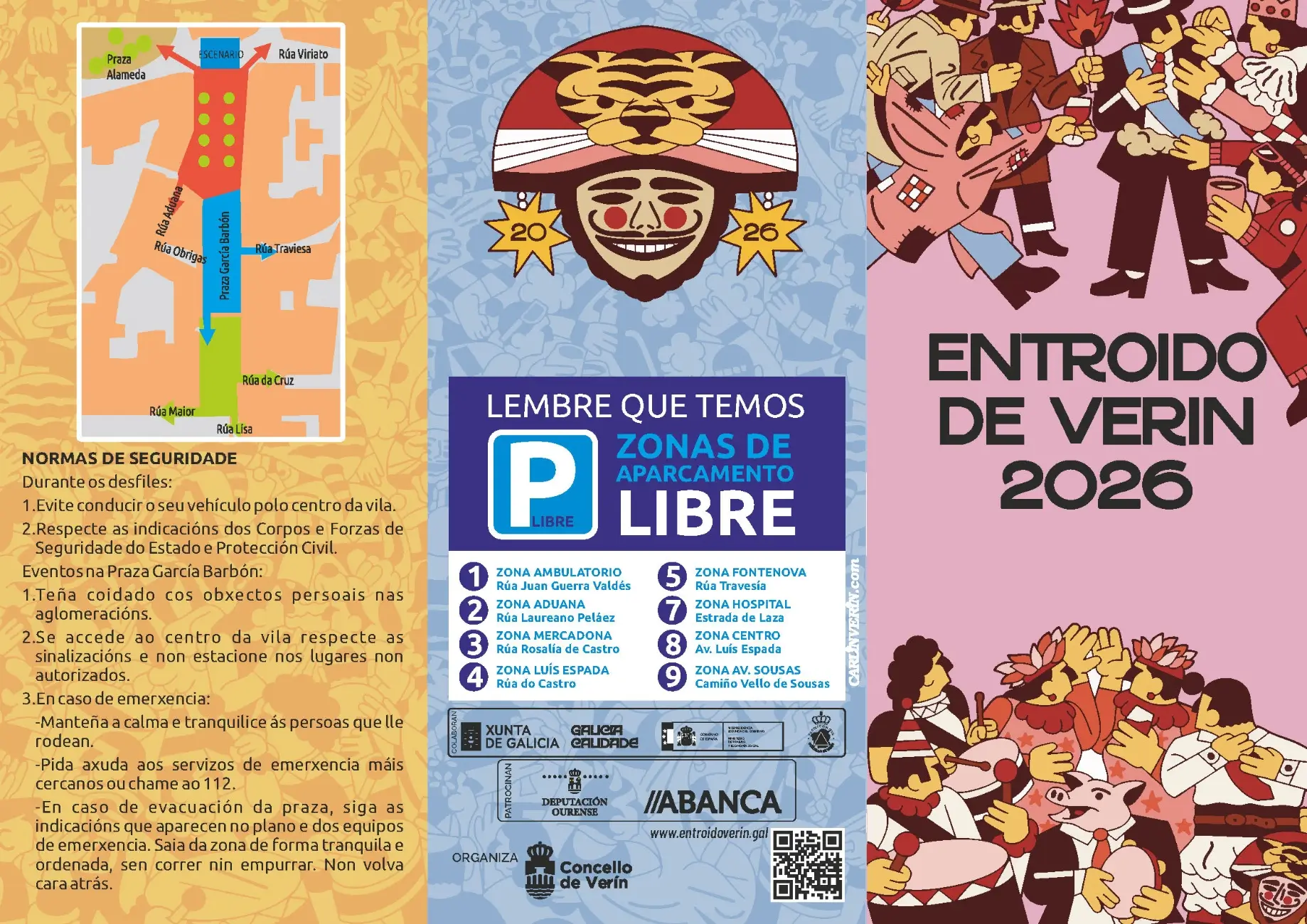 Programa Entroido de Verín 2026